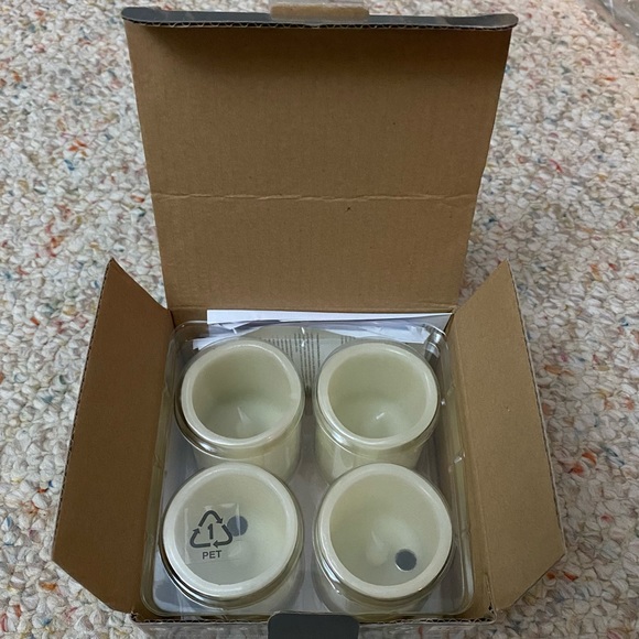 Echtwachskerzen 4-pc Real Wax LED Candles - Picture 1 of 8